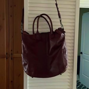 Liebeskind Crossbody Burgundy  Leather Bag